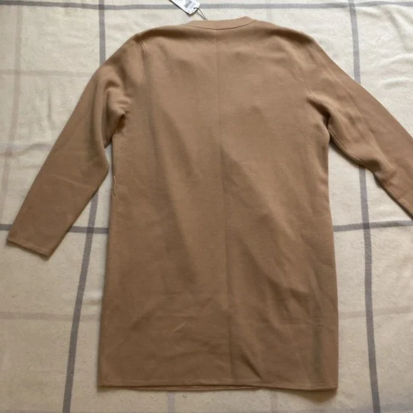 Basler 100% Virgin Wool Long Open Cardigan Sweater Size 42 EUR/ 10 US - Picture 4 of 14